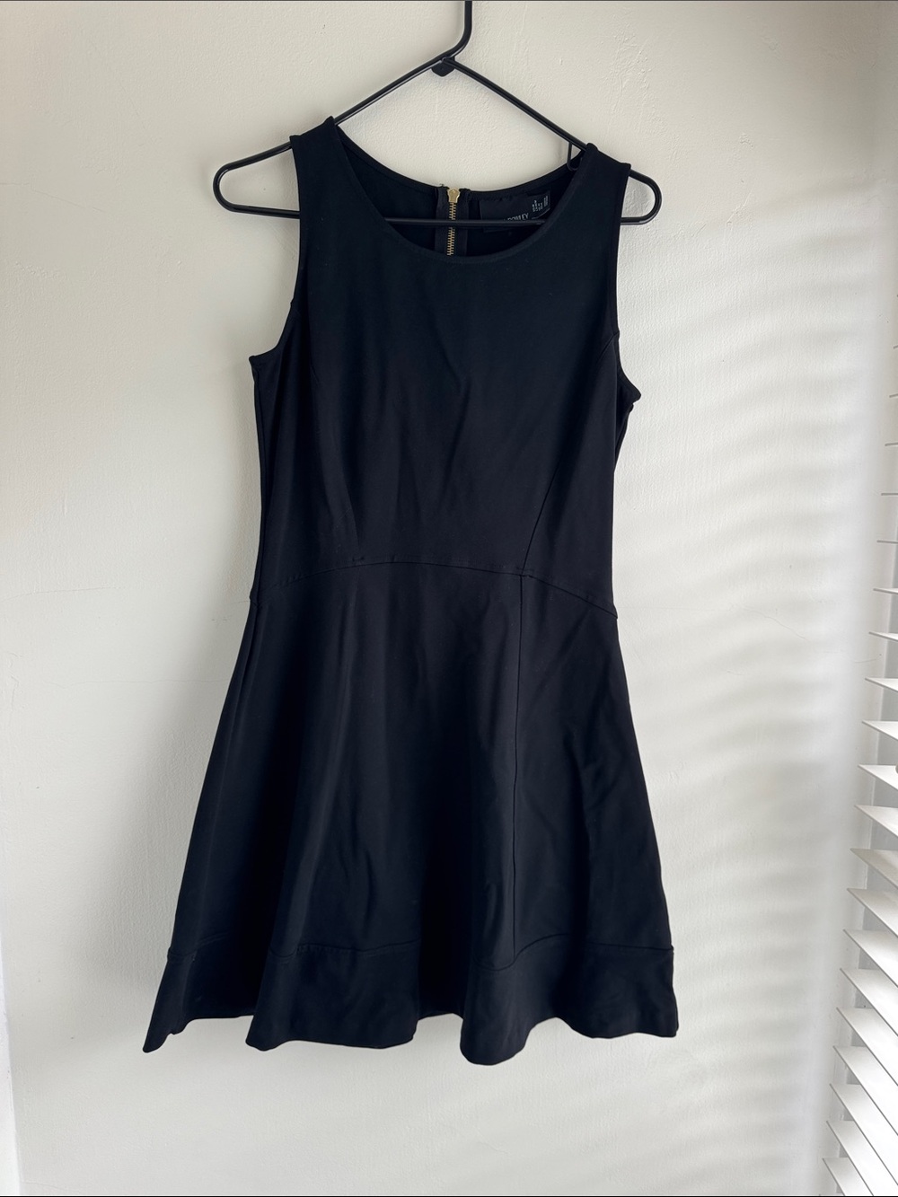 Cynthia Rowley Black Sleeveless Fit-and-Flare Dress